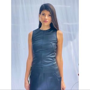 McQ by Alexander McQueen Leather Top